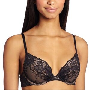 New Maidenform Black Lace Underwire Bra Intimates